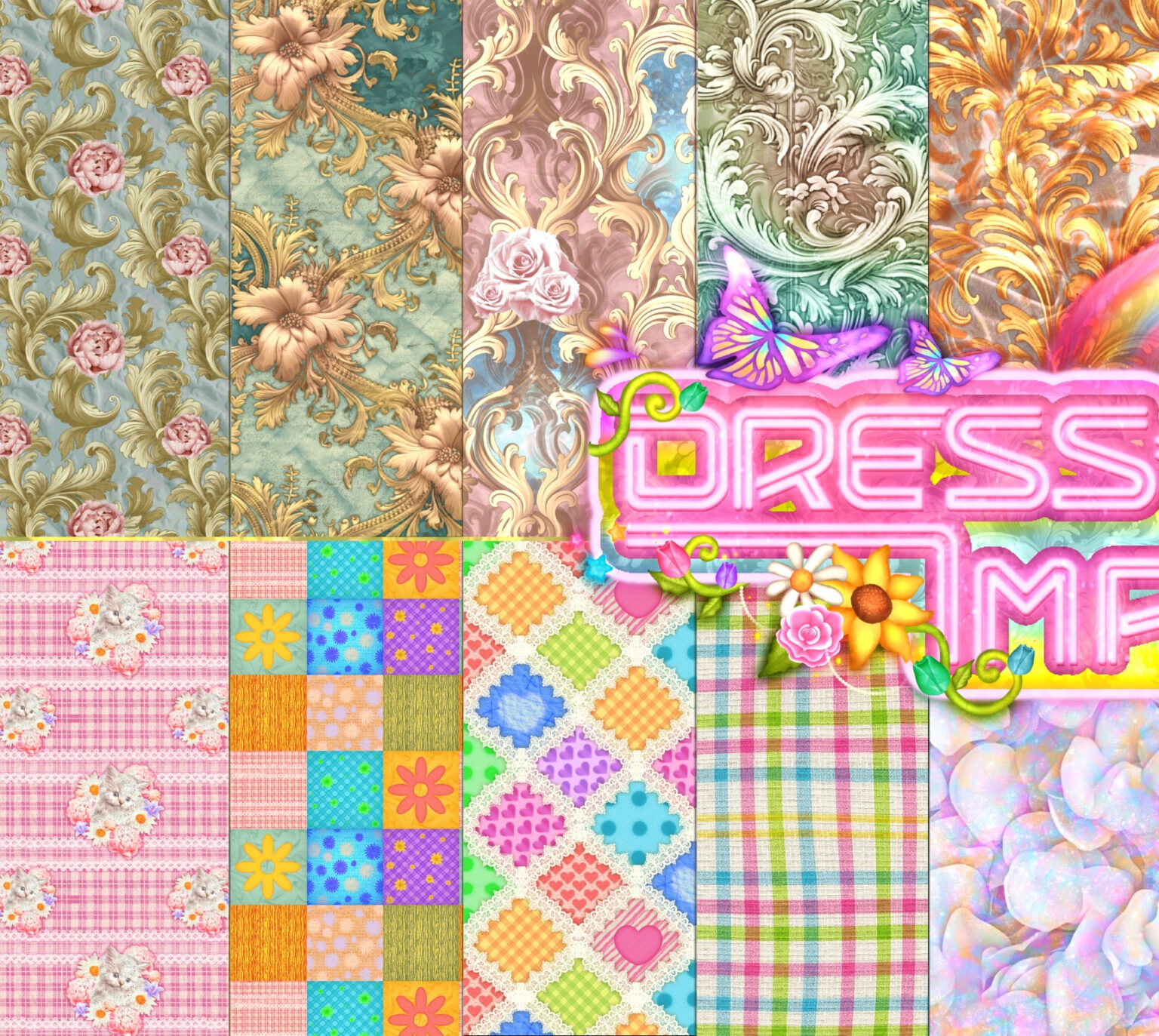 Update Inspired Pattern Dress To Impress Spring Petal Update Patterns Revealed!